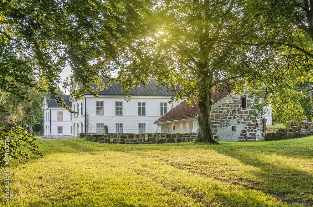 Herrevads Kloster with Sunflare Herrevads Kloster with Sunflare