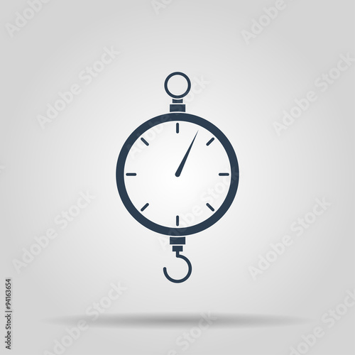 scales icon. Flat design style