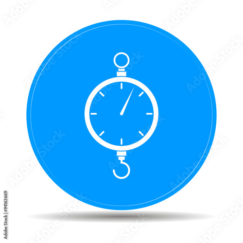 scales icon. Flat design style