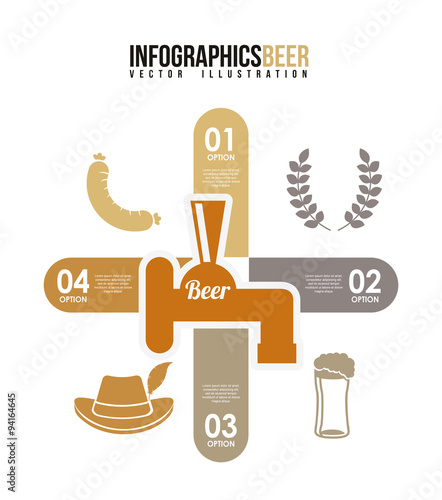 infographics beer design 