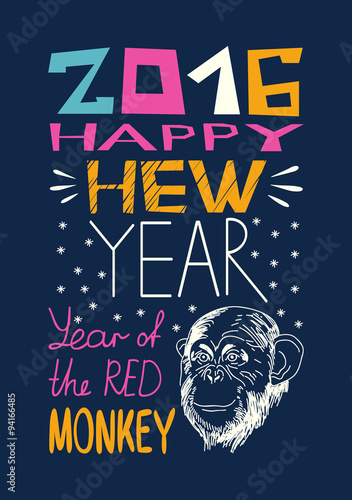 happy New Year. poster