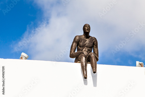  The sculpture Observer, by the Cypriot sculptor photo