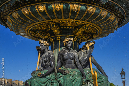 Fontaines de la Concorde (1840) on Place Concorde in Paris.