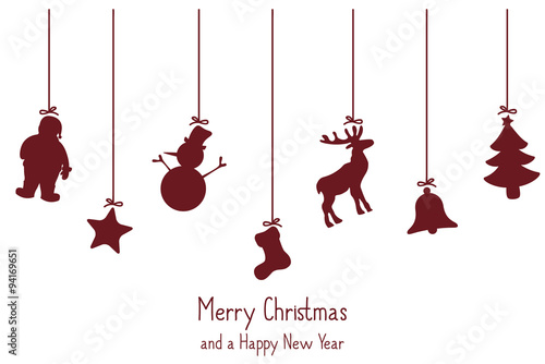 Merry Christmas Anhänger