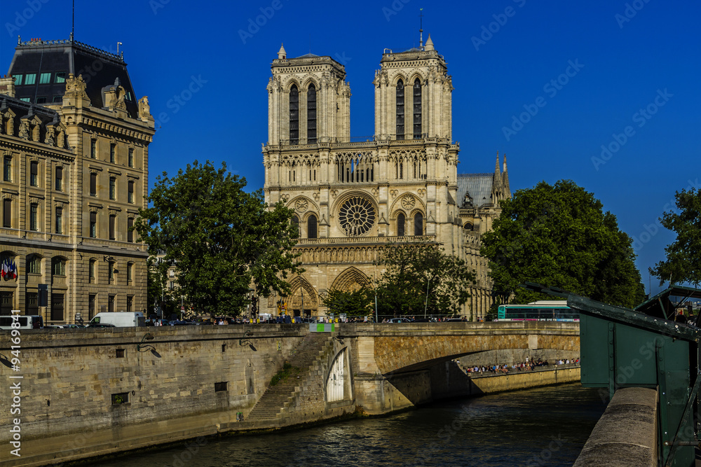 Cathedral Notre Dame de Paris. France.