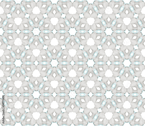 Seamless vector pattern in guilloche style