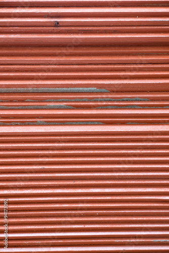 Stacked of cement roofing tiles.