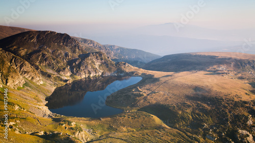 Mountain Lake by Sunrise