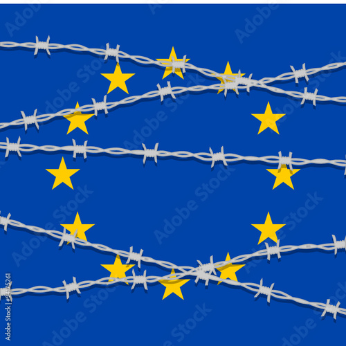 europa mit stacheldraht I