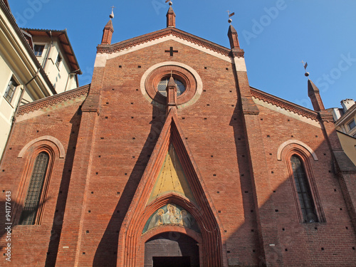 San Domenico Church, medieval church in the city of Turin, Italy.
