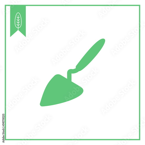 Construction trowel icon