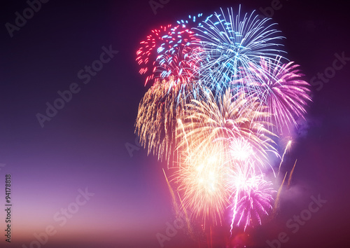 Vászonkép Fireworks Display