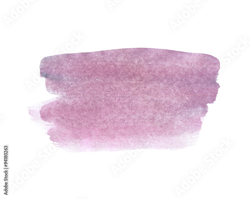 A fragment of the pink background painted with watercolors