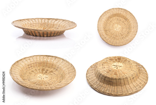 A basket set isolated