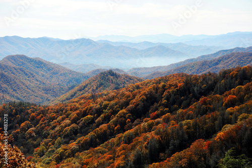 mountain in autumn season