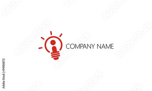 light bulb idea company logo