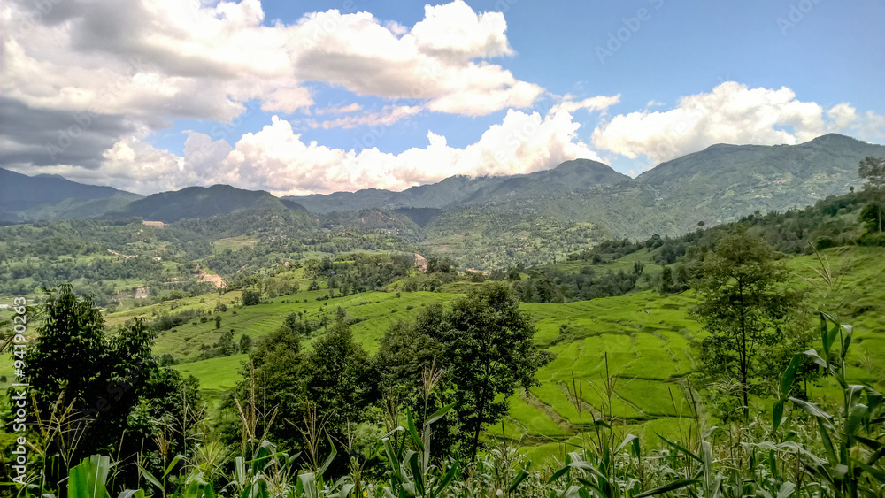 Obraz premium Nepal Countryside