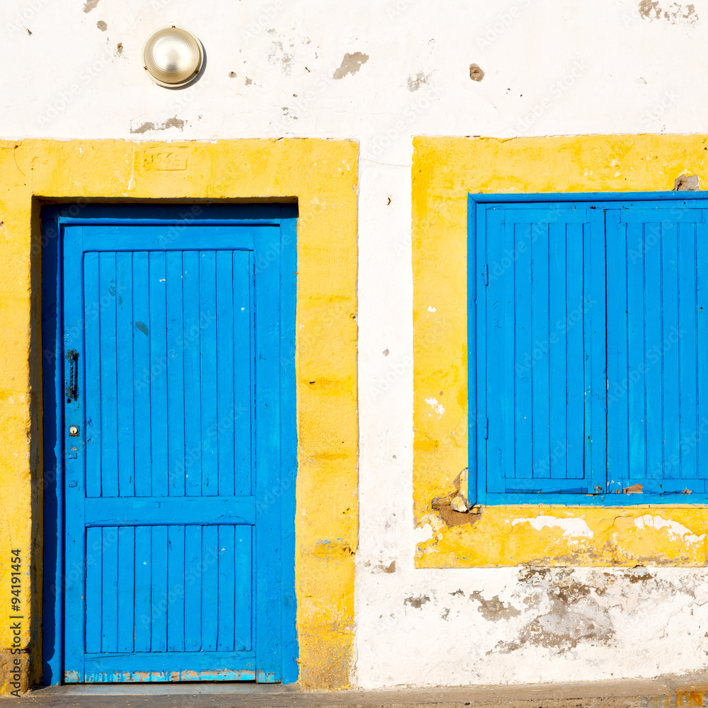 old door in morocco yellow window old door in morocco yellow window