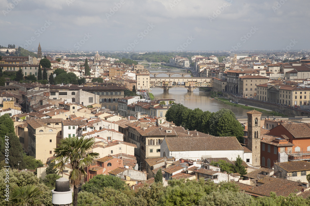 Ponte Vecchio Bridge and Arno River, Florence