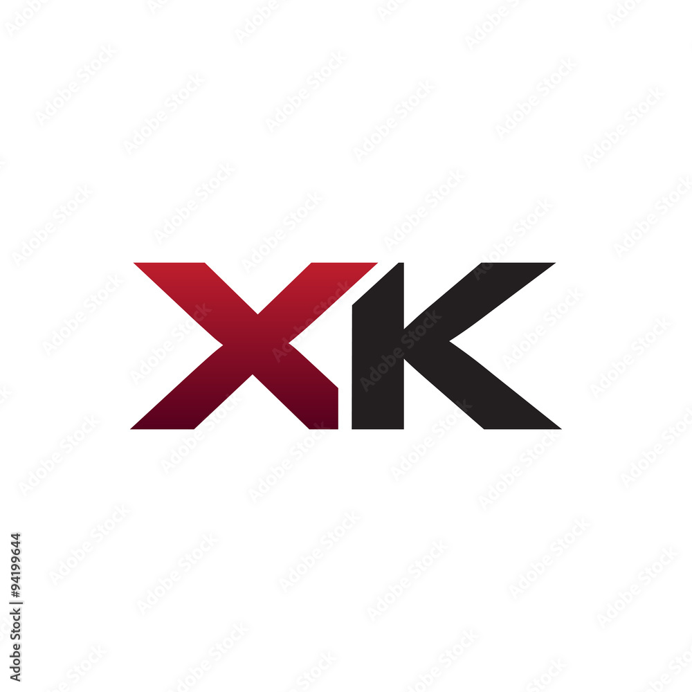 Obraz premium Modern Initial Logo XK