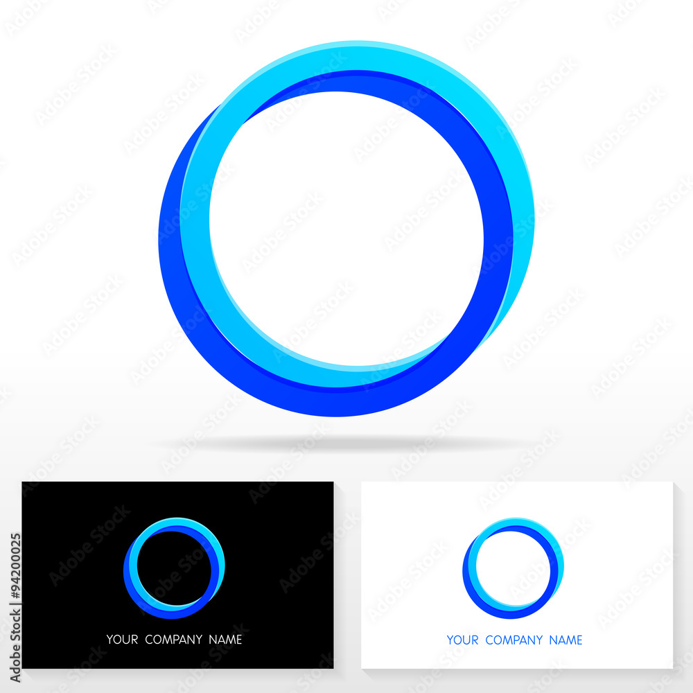Letter O logo design vector sign - Stock vector. Business card templates. Letter O logo design vector sign - Stock vector. Business card templates.