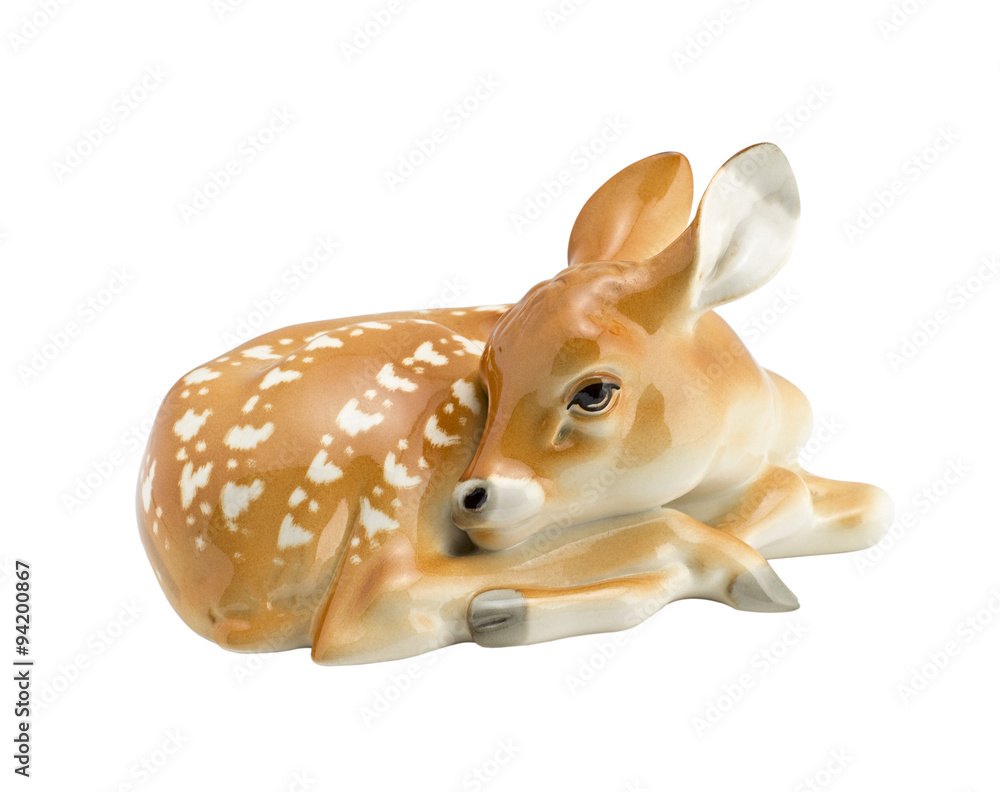 Naklejka premium Porcelain deer
