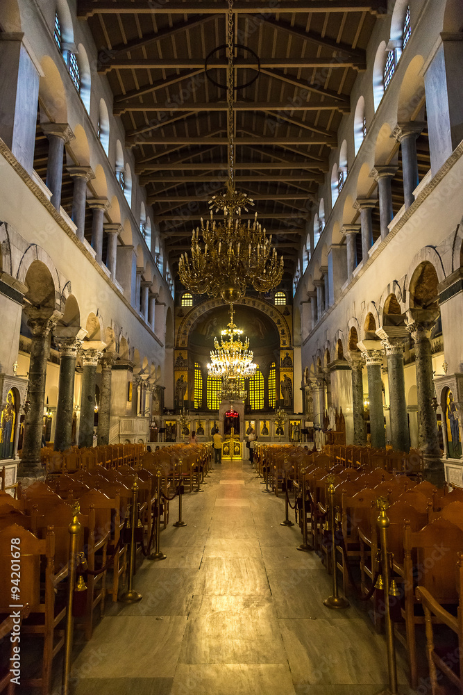 Fototapeta premium Saint Demetrius church in Thessaloniki