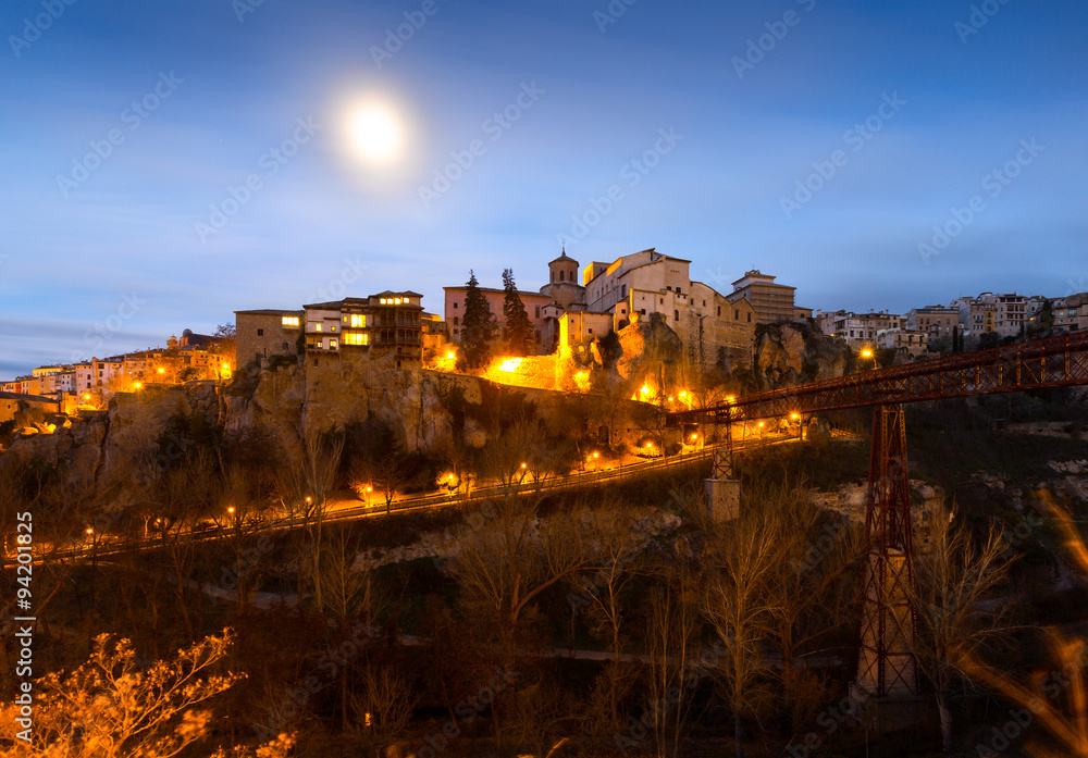 View of Cuenca in early morning