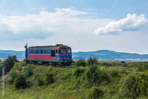 Train in Transylvania, Romania