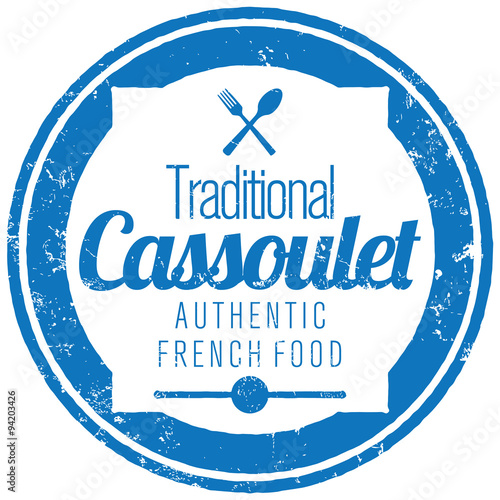 french cassoulet stamp