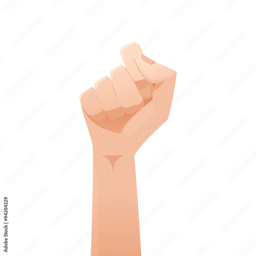 Fist illustration Fist illustration