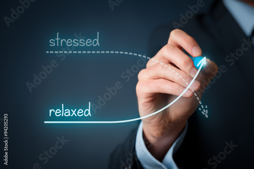Фотография Stressed versus relaxed
