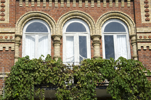 Three arched windows