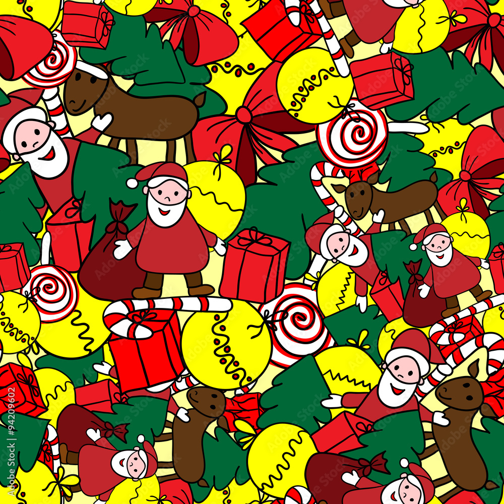 Seamless pattern for new year Seamless pattern for new year