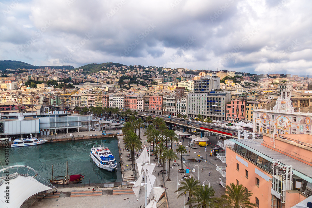 Port of Genoa in Italy