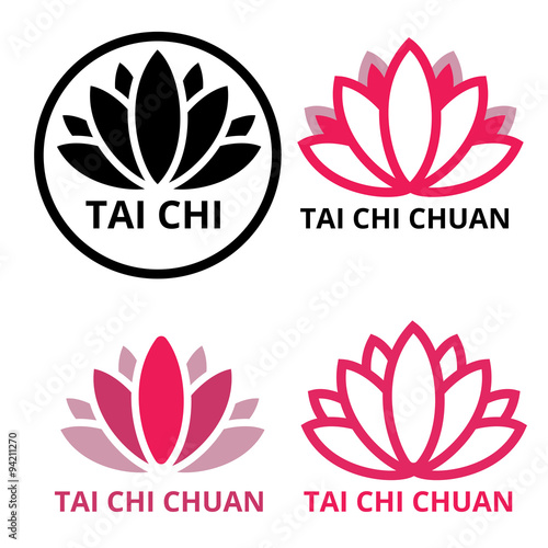 logo tai chi lotus