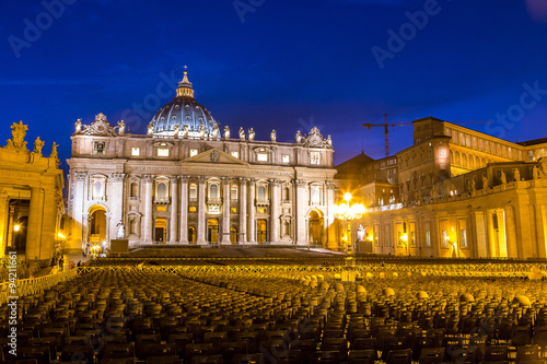 Vatican at night