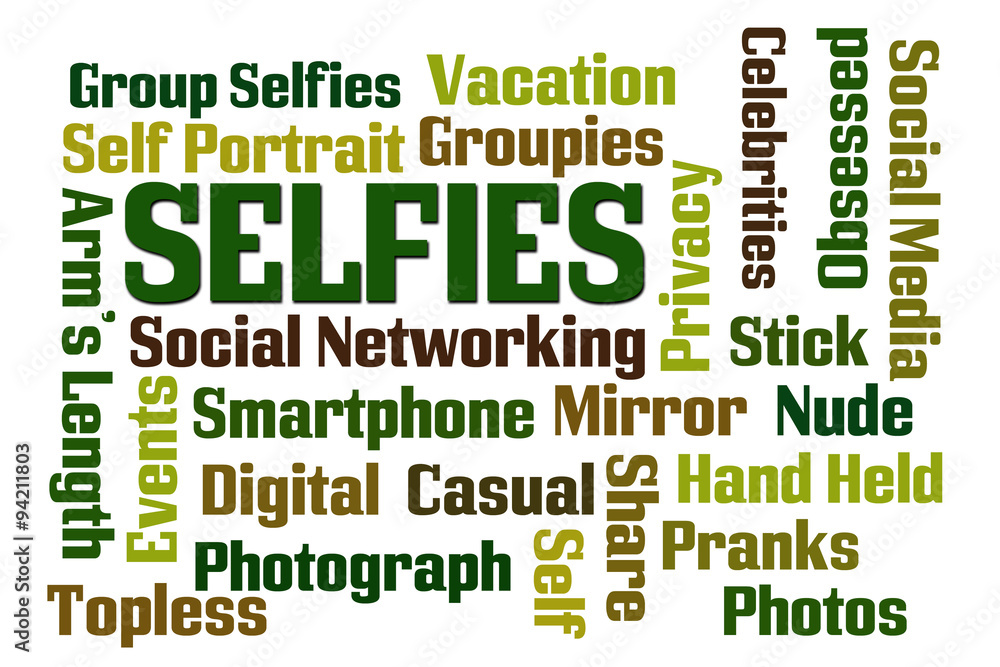 Selfies Word Cloud