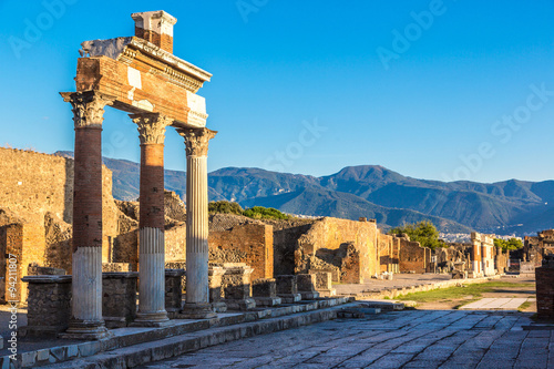 Fotografie, Obraz Pompeii city