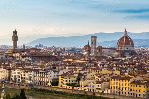 Panoramic sunset Florence