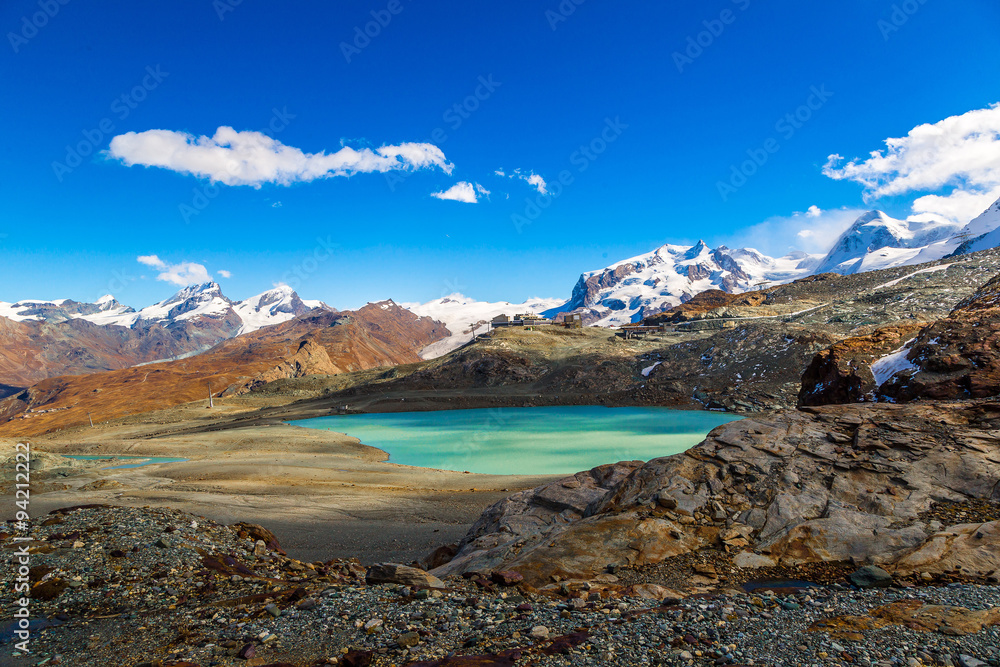 Alps mountain landscape in Swiss Alps mountain landscape in Swiss