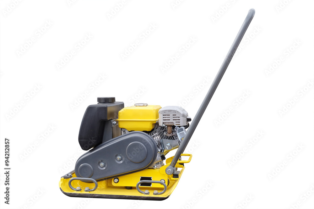 manual road repair machine isolated under the white background manual road repair machine isolated under the white background