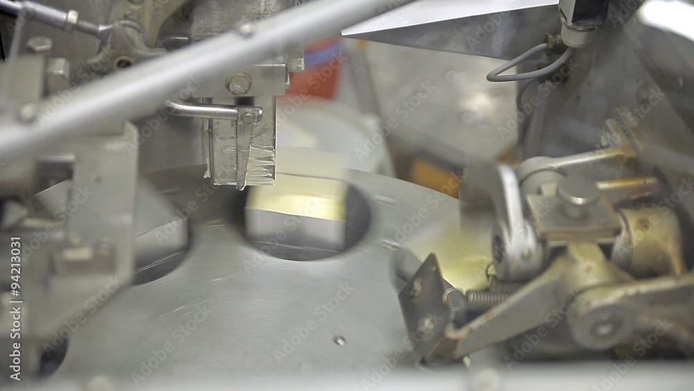 The production of butter The production of butter