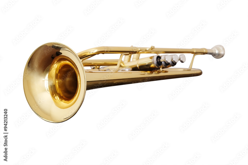 Obraz premium classical music wind instrument trumpet
