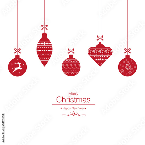 Christbaumschmuck Rot