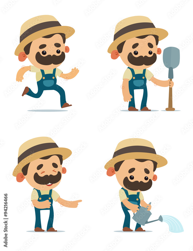 Cartoon Farmers Cartoon Farmers