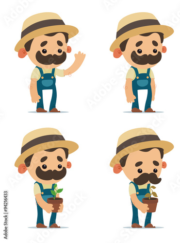 Cartoon Farmers