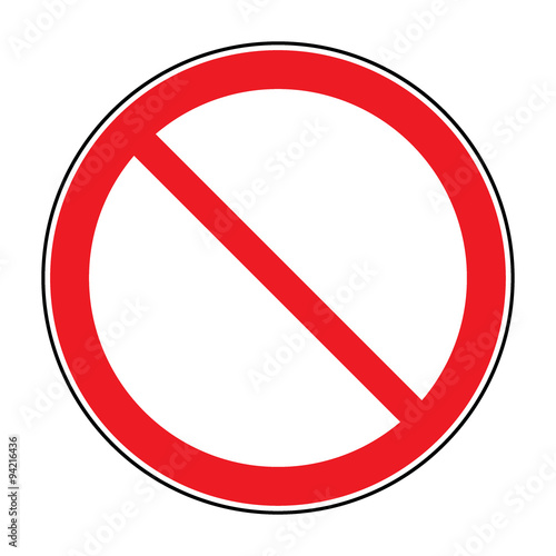Prohibition sign isolated on white for no entry, no entrance, wrong way, banning concepts. Red prohibition, restriction - no entry sign. Red no or not allowed symbol on white background. Stock vector Free Download Prohibition sign isolated on white for no entry, no entrance, wrong way, banning concepts. Red prohibition, restriction - no entry sign. Red no or not allowed symbol on white background. Stock vector - GFXLoad
