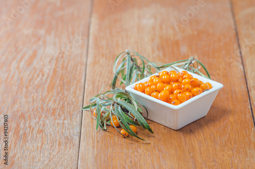 Sea-buckthorn berries photo