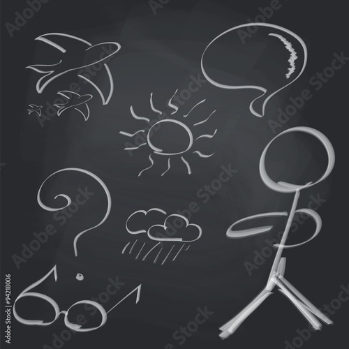 Disegni alla lavagna